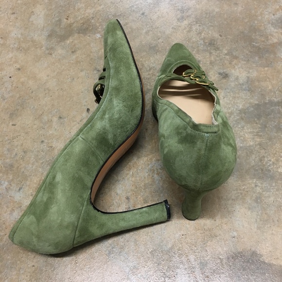 Todd Oldham Shoes-Green-SZ 40 in Italian 9 - Picture 7 of 15